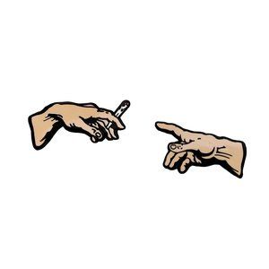 Enamel Pin Custom Lapel The Puff Puff Pass Pin Set - Weed Pins